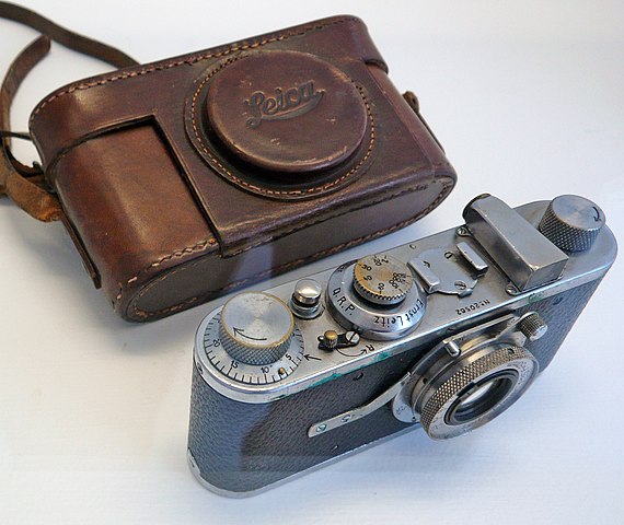 Henri Cartier Bresson first Leica camera 
CC BY-SA 2.0
